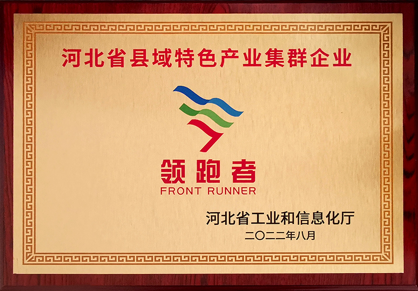 2022河北省县域特色产业集群企业领跑者